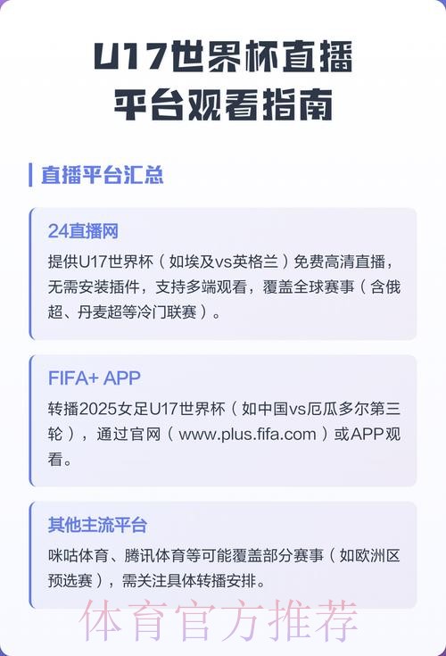 免费高清世界杯直播在线观看平台推荐 免费高清世界杯直播在线观看平台推荐
